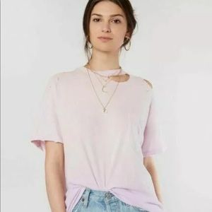 Free People women’s oversized lavender Tee
